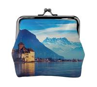 Lake Geneva Printing Small Coin Purse, Lightweight Travel Wallet for Sightseeing Tours and Shopping Sprees