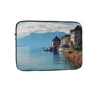 Lake Geneva Switzerland Laptop Case Sleeve 13 inch Laptop Bag Shockproof Computer Carrying Cover Protective Notebook Case
