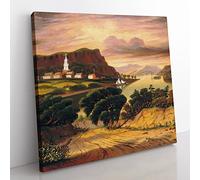 Lake George in Caldwell by thomas chambers Canvas Wall Art Print 20x20 Inch