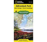 Lake George Map - National Geographic Trails Illustrated | Waterproof Topographic Hiking Map for Adirondacks Trails, Camping, Boating & Outdoor Recreation: Trails Illustrated Other Rec. Areas