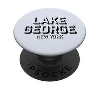 Lake George New York - Lake George NY Block PopSockets Adhesive PopGrip