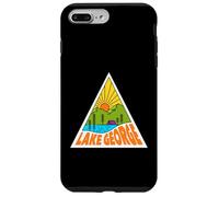 Lake George New York Mono Line Graphic Retro Outdoors Case for iPhone 7 Plus/8 Plus