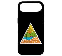 Lake George New York Mono Line Graphic Retro Outdoors Case for iPhone Air