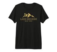 Lake George New York Mountains Premium T-Shirt