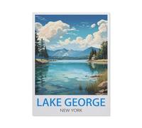 Lake George New York，Puzzle 1000 Pieces Paper Puzzle Adult Children'S Educational Toy Family Decompression Game（38x26cm）-V38