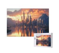 Lake Jigsaw Puzzles for Adults 2000, City Large Wooden Puzzles for Adults, Funny/Difficult/Impossible/Challenging Decompression Games, As a Birthday for Women and Men 2T-810