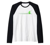 Lake Kayak Sit-on-top Kayaking Silhouette Kayaker Raglan Baseball Tee