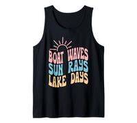Lake Life Boating Adventures & Mountain Wilderness Tank Top
