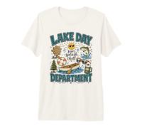 Lake Life Day Department Sun Splash Chill Design Premium T-Shirt