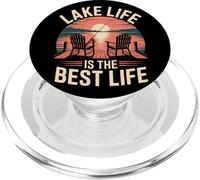 Lake Life Is The Best Life Summer Lake Life PopSockets PopGrip for MagSafe