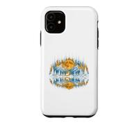 Lake Life Moonlit Mountain Wilderness Deer Reflection Nature Case for iPhone 11