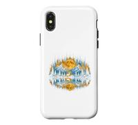 Lake Life Moonlit Mountain Wilderness Deer Reflection Nature Case for iPhone X/XS
