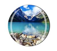 Lake Louise Banff National Park Canada Fridge Magnet for Refrigerator Souvenir Gift Crystal Magnetic Sticker