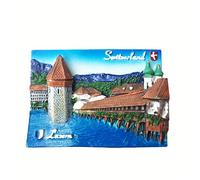 Lake Lucerne Switzerland 3D Fridge Magnet Resin Handmade Craft Tourist Travel City Souvenir Collection Letter Refrigerator Sticker