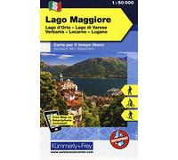Lake Maggiore 8 k&f r/v wp: Lago d`Orta / Lago di Varese Verbania / Locarno / Lugano. Wandern / Rad / Skitouren / Hiking / Cycling / Ski routes (Outdoor maps Italy)