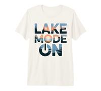 Lake Mode On Lake Life Lover Outdoor Nature Camping Fishing Premium T-Shirt