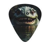lake monster Prints Guitar Picks - 12-Piece Set with 3 Different Thicknesses, Suitable for Electric and Acoustic Guitars