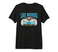 Lake Muskoka Ontario Mountains Premium T-Shirt