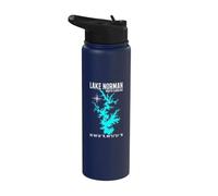 Lake Norman Map Coordinates North Carolina Stainless Steel Insulated Water Bottle