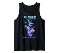 Lake Norman Map Coordinates North Carolina Tank Top