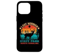 Lake Norman State Park North Carolina Retro Sunset Souvenir Case for iPhone 16 Pro Max
