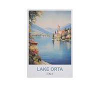 Lake Orta Italy，Paper Jigsaw Puzzle 1000 Pieces Adult Toys Decompression Game（38x26cm）-FX16