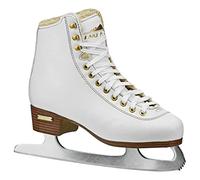 Lake Placid Alpine 900 Women's Traditional Figure Ice Skate, White, Size 8