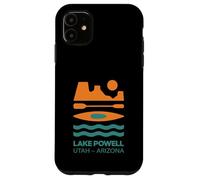 Lake Powell Utah Rock Formation And Boating Icons Minimalist Case for iPhone 11