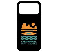 Lake Powell Utah Rock Formation And Boating Icons Minimalist Case for iPhone 17 Pro Max