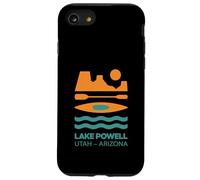 Lake Powell Utah Rock Formation And Boating Icons Minimalist Case for iPhone SE (2020) / 7/8