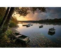Lake scenery-500-Piece Puzzle Challenge Wooden Home Decor - A Gift for the Whole Family (14+)