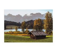Lake Schwarzsee at the Wilder Kaiser in Kitzbühel，Puzzle 1000 Pieces Of Paper Puzzles Suitable For Adults Children Families Stress Relief Puzzle Games（50x70cm）-AD3
