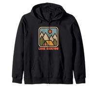 Lake Siskiyou Northern California Mt. Shasta Mountains Zip Hoodie
