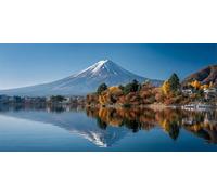 Lake Snowy Mountain Diamond Art Kits Adults, DIY 5D Large Diamond Painting Mount Fuji Full Square Drill Crystal Art Kits 39.4x78.7 Inch, Embroidery Cross Stitch Canvas for Home Wall Decor (SQ609)