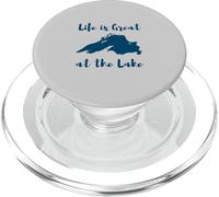 Lake Superior Life is Great at the Lake PopSockets PopGrip for MagSafe