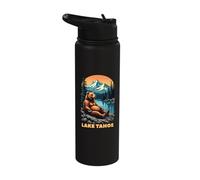 Lake Tahoe Bear Scenic Wilderness Adventure Stainless Steel Insulated Water Bottle