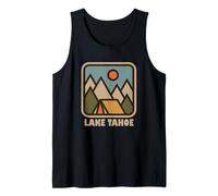 Lake Tahoe California and Nevada Vacation Souvenir Tank Top