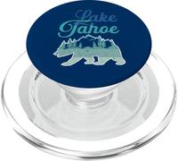 Lake Tahoe California Grizzly Bear Mountains Hiking Retro PopSockets PopGrip for MagSafe