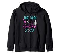 Lake Tahoe Girls Trip 2025 Vacation Party Matching Travel Zip Hoodie