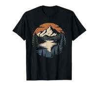 Lake Tahoe Hiker Pine Trees Vintage Graphic California T-Shirt