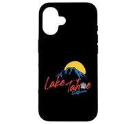 Lake Tahoe Ski California Vintage Sunset Mountain Case for iPhone 16