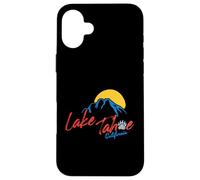 Lake Tahoe Ski California Vintage Sunset Mountain Case for iPhone 16 Plus