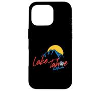 Lake Tahoe Ski California Vintage Sunset Mountain Case for iPhone 16 Pro