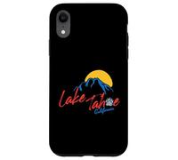 Lake Tahoe Ski California Vintage Sunset Mountain Case for iPhone XR