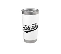 Lake Tahoe Varsity Script Classic Sports Jersey Style Stainless Steel Insulated Tumbler