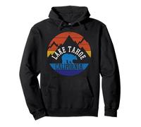 Lake Tahoe - Vintage Bear Mountains California Souvenir Gift Pullover Hoodie