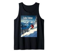 Lake Tahoe Winter Skiing Adventure Tank Top
