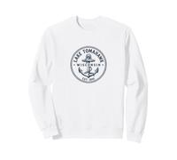 Lake Tomahawk Wisconsin Vintage Nautical Anchor Design Sweatshirt