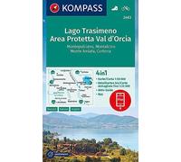 Lake Trasimeno / Protected Area Val d'Orcia D/E/I + Aktiv G (2463): 4in1 Wanderkarte, mit Aktiv Guide und Detailkarten inklusive Karte zur offline Verwendung in der KOMPASS-App. Fahrradfahren.