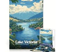 Lake Victoria Landscape Jigsaw Puzzles for Adults 1000 Pieces Logic Skill Decompress Family Bond Great Gift (38x26cm)
